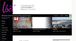 Desktop Screenshot of lossiebaptist.org